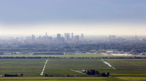 Foto van de skyline van Rotterdam