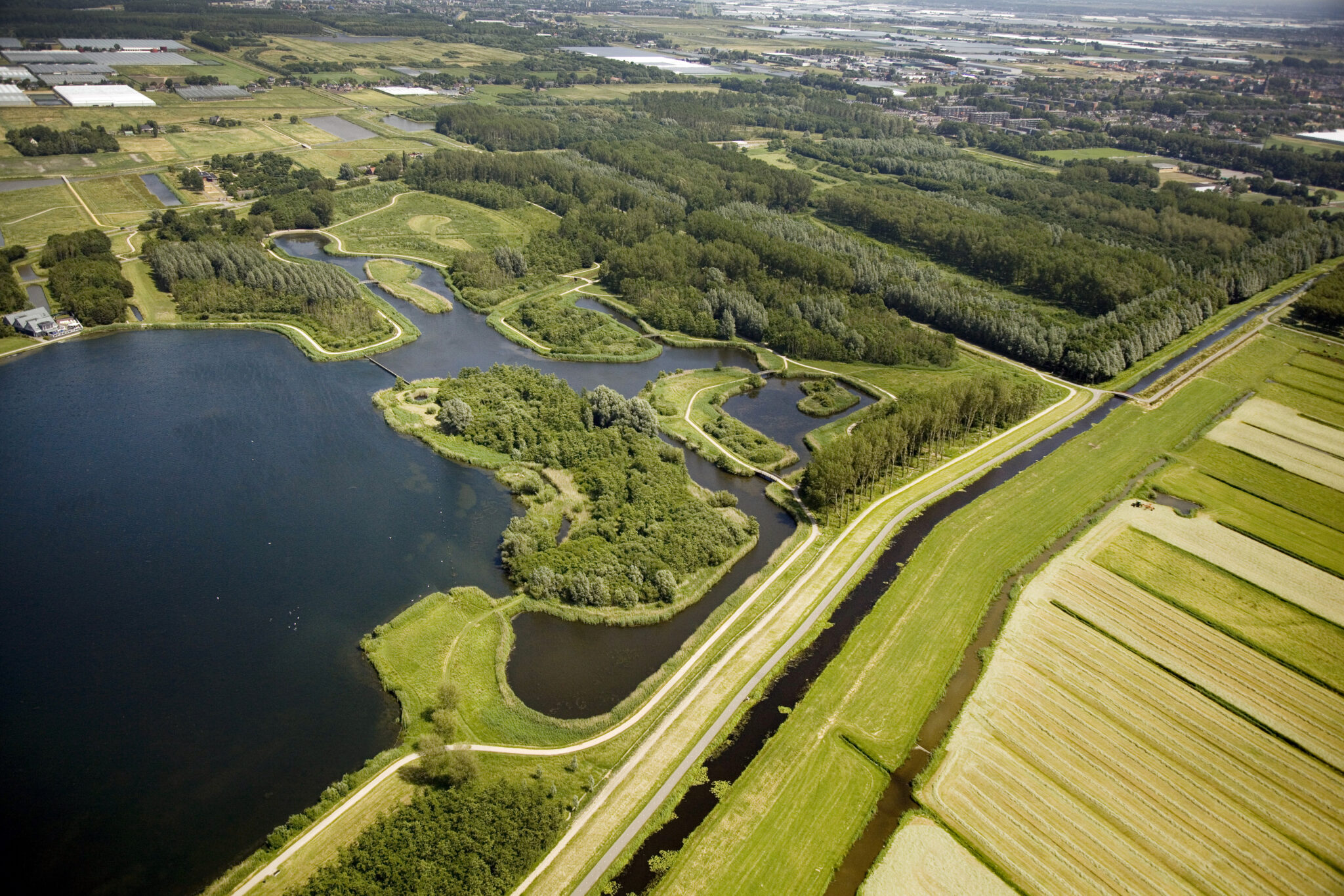 Nederland, Den Haag, 15 juni 2017 Provincie Zuid-Holland Westland, Oostland. foto: Gerhard van Roon