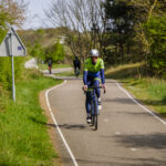 Wielrenner in de duinen van Wassenaar