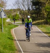 Wielrenner in de duinen van Wassenaar