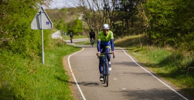 Wielrenner in de duinen van Wassenaar