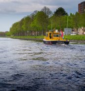 Foto van een boot op het water